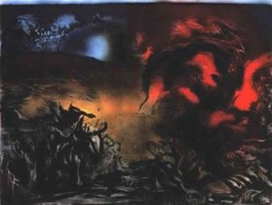 Landscape With Steer — Paul Jackson Pollock