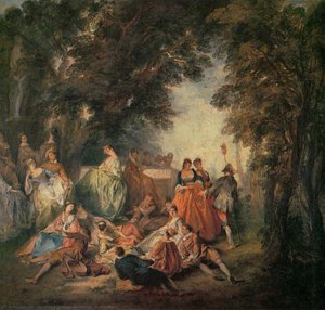 Company In The Park — Nicolas Lancret