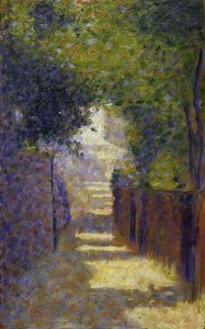 The Rue St Vincent, Paris In Spring — Georges Seurat