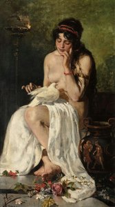 The Slave And The Dove. Nude — Joaquín Sorolla Y Bastida