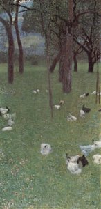 Após A Chuva (jardim Com Galinhas Em St. Agatha) — Gustav Klimt