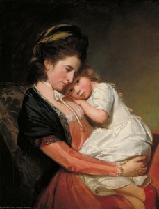 Mrs Johnstone And Her Son — George Romney