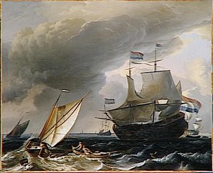 Vaisseau Hollandais — Ludolf Backhuysen I