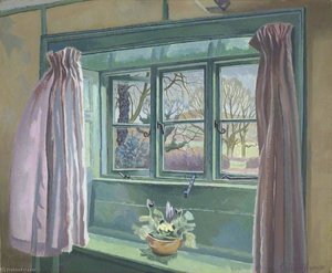 The Cottage Window — Gilbert Spencer