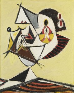 Portrait (head) — Arshile Gorky