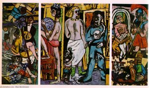 The Acrobats, Private Collection, St. Lou — Max Beckmann