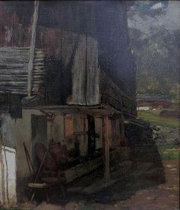 Farmhouse In Hintersee — Carl Eduard Schuch