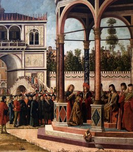 Il Ritorno Degli Ambasciatori Alla Corte Inglese (dettaglio) — Vittore Carpaccio