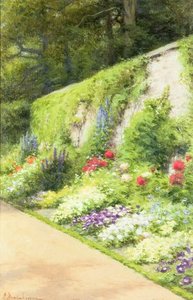 The Artist's Garden — Joseph Farquharson