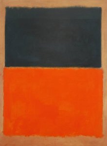 Verde Și Tangerină Pe Albastru — Mark Rothko