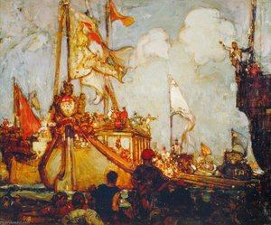 The Lord Mayor's Show In Olden Days — Frank Brangwyn