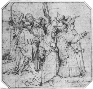 Grup De Figuri Masculine — Hieronymus Bosch