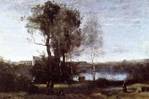 Large Sharecropping Farm — Jean-baptiste-camille Corot