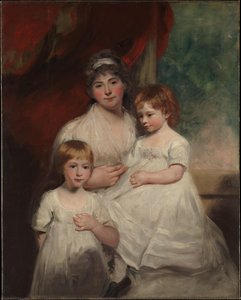 Mrs. John Garden (ann Garden, 1769–1842) And Her Children, John (1796–1854) And Ann Margaret (born 1793) — John Hoppner