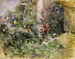 The Garden At Bougival — Berthe Morisot