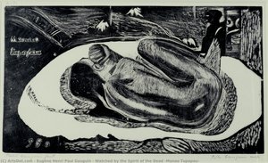 Watched By The Spirit Of The Dead (manao Tupapau) — Eugène Henri Paul Gauguin