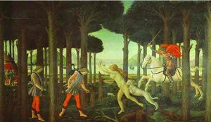 Súboj S Potrestanými V Smiešnom Lese — Sandro Botticelli