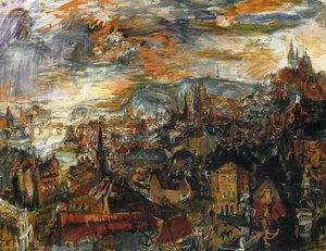 View Of Prague — Oskar Kokoschka