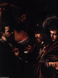 The Seven Acts Of Mercy (detail) — Caravaggio