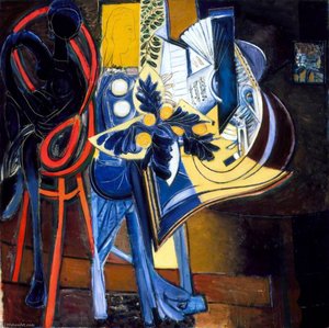Girl At Piano — Ceri Richards