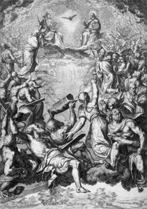 The Trinity In Glory — Cornelis Cort