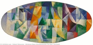 Windows Open Simultaneously 1st Part, 3rd Motif — Robert Delaunay