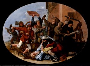 Battle Between Carnival And Lent — Jan Miense Molenaer