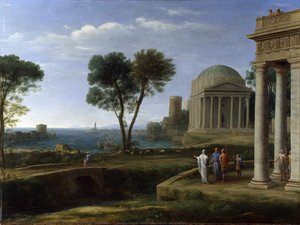Landscape With Aeneas At Delos — Claude Lorrain (claude Gellée)