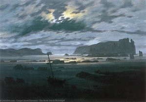 La Mer Du Nord Au Clair De Lune — Caspar David Friedrich
