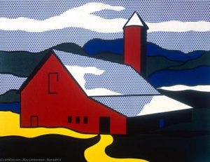 Barn Ii Rojo — Roy Lichtenstein