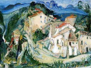 View Of Cagnes — Chaim Soutine