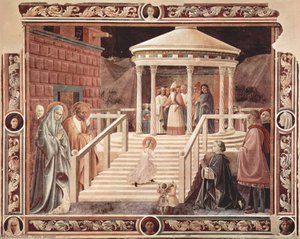 Scena Del Tempio, Maria — Paolo Uccello