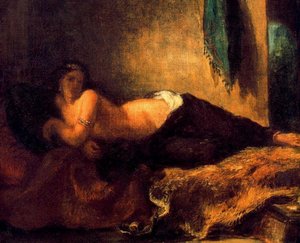 Odalisque Lying on a Couch
