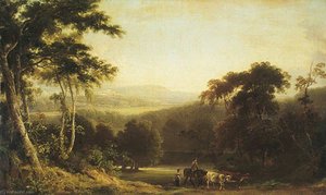 Landscape Near Richmond, Yorkshire — Joseph Rhodes