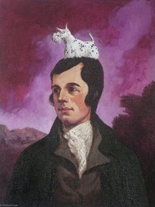 Robert Burns With Scottie Dog — Allen Ramsay