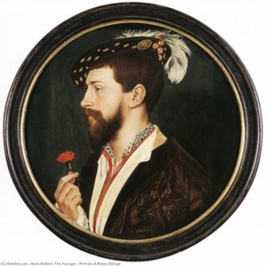 Portrait Of Simon George — Hans Holbein The Younger