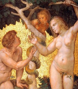 Stanza Della Segnatura - Adam In Eva — Rafael