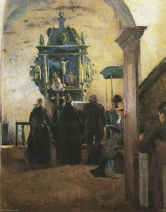 Alteret I Tanum Kirke — Harriet Backer