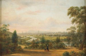 Melbourne From The Botanical Gardens In 1867 — Henry Gritten
