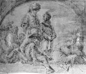 Design For A Wall Decoration — Леонарт Брамер
