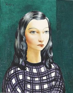 Woman With Brown Hair — Moïse Kisling