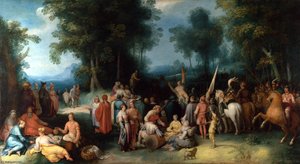 The Preaching Of Saint John The Baptist — Cornelis Cornelisz Van Haarlem
