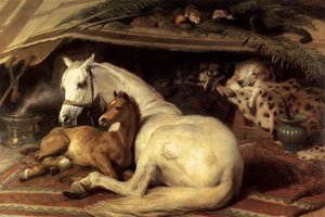 The Arab Tent — Edwin Landseer