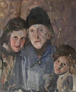 Nurse And Two Children — George James Coates