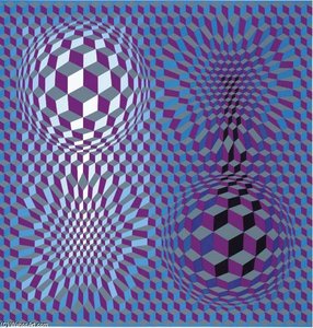 Metagalaxie — Victor Vasarely