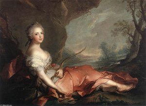Marie Adelaide Of France As Diana — マルク・ナティエ
