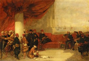 Interview With The Viceroy Of Egype At His Palace In Alexandria — David Roberts