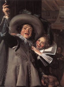 Jonker Ramp E Sua Amante — Frans Hals