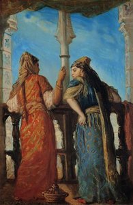 Juives D'alger Au Balcon — Théodore Chassériau