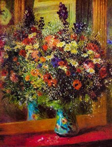 Guirnalda Frente A Un Espejo — Pierre-auguste Renoir